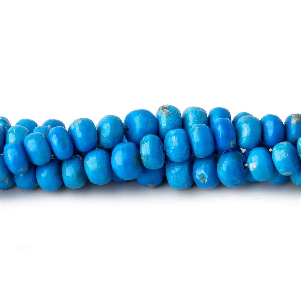 2.5-6mm Ceruleite Plain Rondelle Beads 17 inch 168 pieces - Beadsofcambay.com