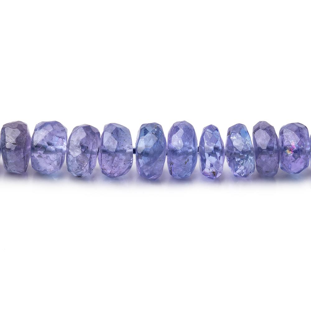 2.5-6mm Tanzanite Faceted Rondelle Beads 15 inch 154 pieces AA - Beadsofcambay.com