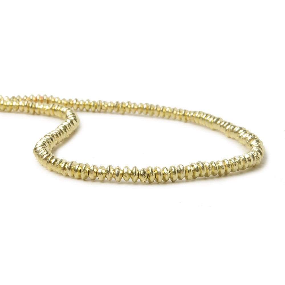 2.5mm 14kt Gold Plated Copper Plain Disc 8 inch 152 pieces - Beadsofcambay.com
