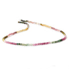 2.5mm Afghani Tourmaline micro faceted round beads 12.75 inch 140 pcs AAA - Beadsofcambay.com