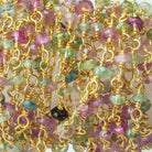 2.5mm Afghani Tourmaline Vermeil Chain by the foot - Beadsofcambay.com