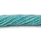 2.5mm Aqua Blue Apatite Micro Faceted Rondelle Beads 12.5 inch 157 pieces AA - Beadsofcambay.com