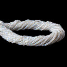 2.5mm Australian Opal micro faceted rondelles 12.5 inch 145 beads - Beadsofcambay.com
