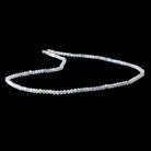 2.5mm Australian Opal micro faceted rondelles 12.5 inch 145 beads - Beadsofcambay.com