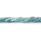 2.5mm Blue Zircon Micro Faceted Rondelle Beads 12.25 inch 150 pieces AA - Beadsofcambay.com