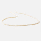 2.5mm Cream White center drilled Baroque freshwater pearls 16 inch 300 pieces - Beadsofcambay.com