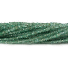 2.5mm Emerald Micro Faceted Rondelle Beads 13 inch 250 pieces - Beadsofcambay.com
