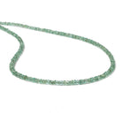 2.5mm Emerald Micro Faceted Rondelle Beads 13 inch 250 pieces - Beadsofcambay.com