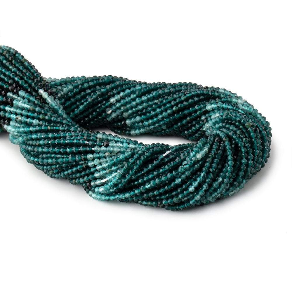 2.5mm Grandidierite Micro Faceted Round Beads 12.5 inch 142 pieces AAA - Beadsofcambay.com
