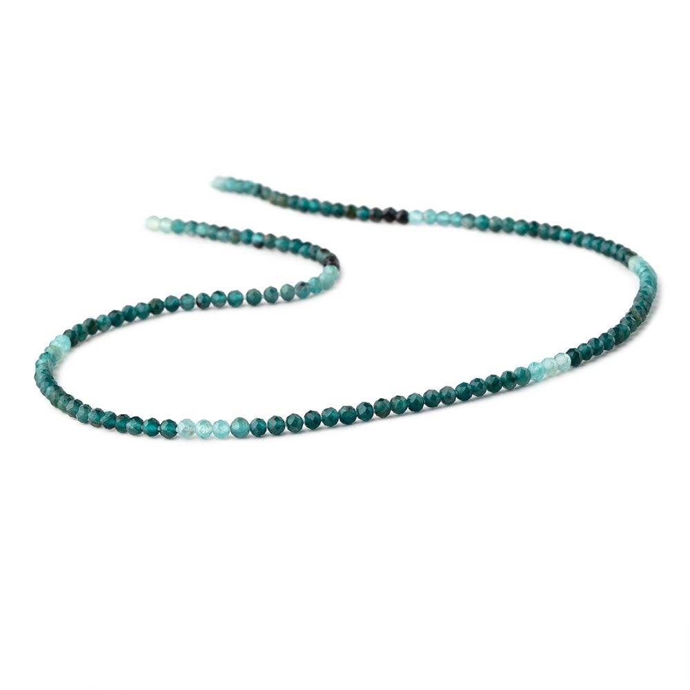 2.5mm Grandidierite Micro Faceted Round Beads 12.5 inch 142 pieces AAA - Beadsofcambay.com