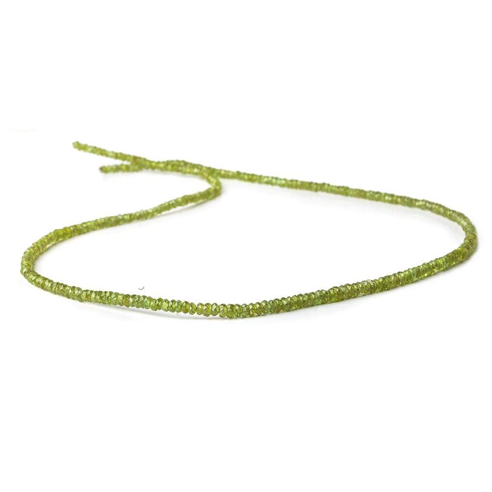2.5mm Idocrase Faceted Rondelle Beads 16 inch 300 pieces - Beadsofcambay.com