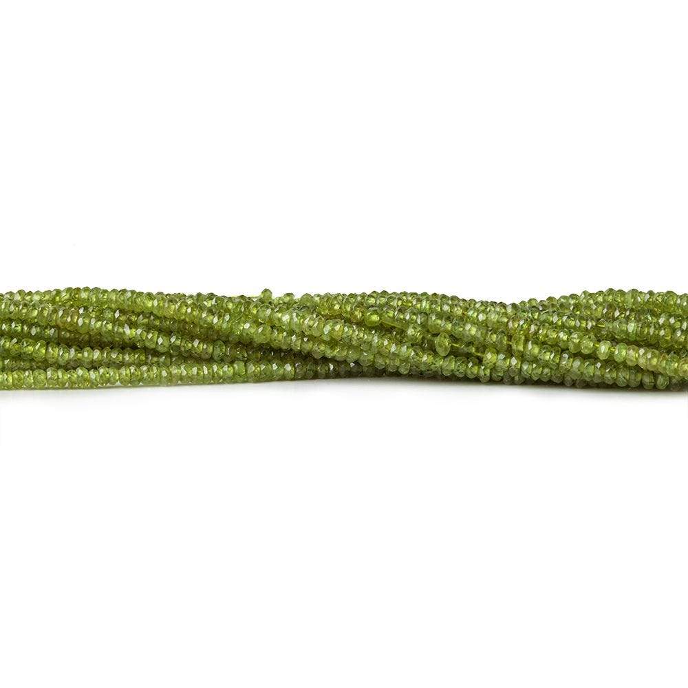 2.5mm Idocrase Faceted Rondelle Beads 16 inch 300 pieces - Beadsofcambay.com