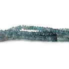 2.5mm Indicolite Tourmaline Faceted Rondelle Beads 13 inch 242 pieces - Beadsofcambay.com