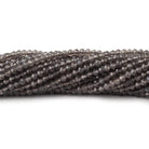 2.5mm Light Grey Moonstone micro faceted rondelles 13 inch 175 beads - Beadsofcambay.com