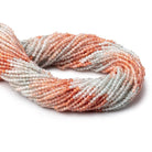 2.5mm Madagascar Sunstone Micro Faceted Round Beads 12 inch 132 pieces - Beadsofcambay.com