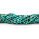 2.5mm Multi Color Turquoise micro faceted round beads 12.5 inch 132 pieces AA - Beadsofcambay.com