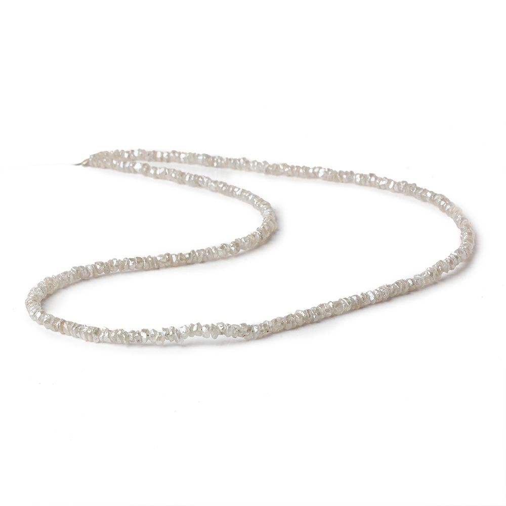 2.5mm Mystic Champagne Zircon native cut rondelle beads 16 inch 300 pieces - Beadsofcambay.com