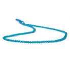 2.5mm Neon Apatite Micro Faceted Rondelle Beads 13 inch 135 pieces AAA - Beadsofcambay.com