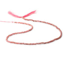 2.5mm Rhodonite Micro Faceted Round Beads 12.5 inch 133 pieces AAA - Beadsofcambay.com