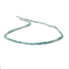 2.5mm Shaded Blue Zircon micro faceted round beads 13 inch 150 pieces AAA - Beadsofcambay.com