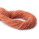 2.5mm Sunstone Micro Faceted Round Beads 12.5 inch 136 pieces AAA - Beadsofcambay.com