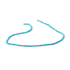 2.5mm Turquoise Howlite Plain Disc Rondelle Beads 14.5 inch 260 pieces - Beadsofcambay.com