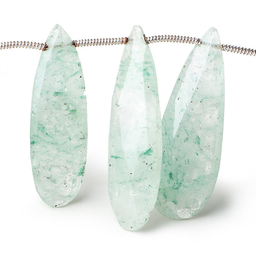 25x11-32x11mm Aventurine Faceted Pear Beads 7.5 inch 15 pieces - Beadsofcambay.com