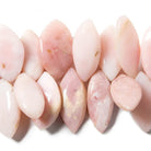 25x11-32x20mm Pink Peruvian Opal plain marquise Beads 9 inch 37 pieces - Beadsofcambay.com