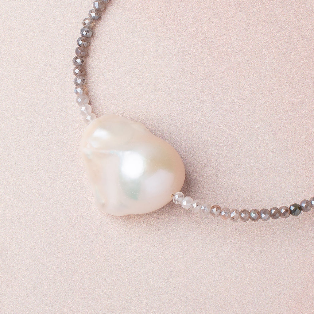 25x16-30x20mm White Ultra Baroque Freshwater Pearl Focal 1 piece AA - Beadsofcambay.com