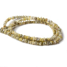 2.5x2-3x2mm Yellow Diamond crystal nugget beads 15 inch 220 pieces - Beadsofcambay.com