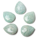 25x20mm Medium Amazonite Faceted Pear Focal Pendant Bead 1 piece - Beadsofcambay.com