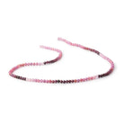 2.6mm Shaded Ruby Micro Faceted Round Beads 12.5 inch 130 pieces - Beadsofcambay.com