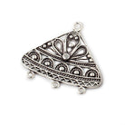 26x28mm Sterling Silver Chandelier With 3 Drop Rings 1 piece - Beadsofcambay.com