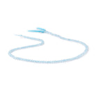 2.7mm Light Aquamarine Micro Faceted Rounds 12.5 inch 118 Beads - Beadsofcambay.com