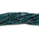 2.8mm Matte Apatite microfaceted rondelle beads 13 inch 159 pieces - Beadsofcambay.com