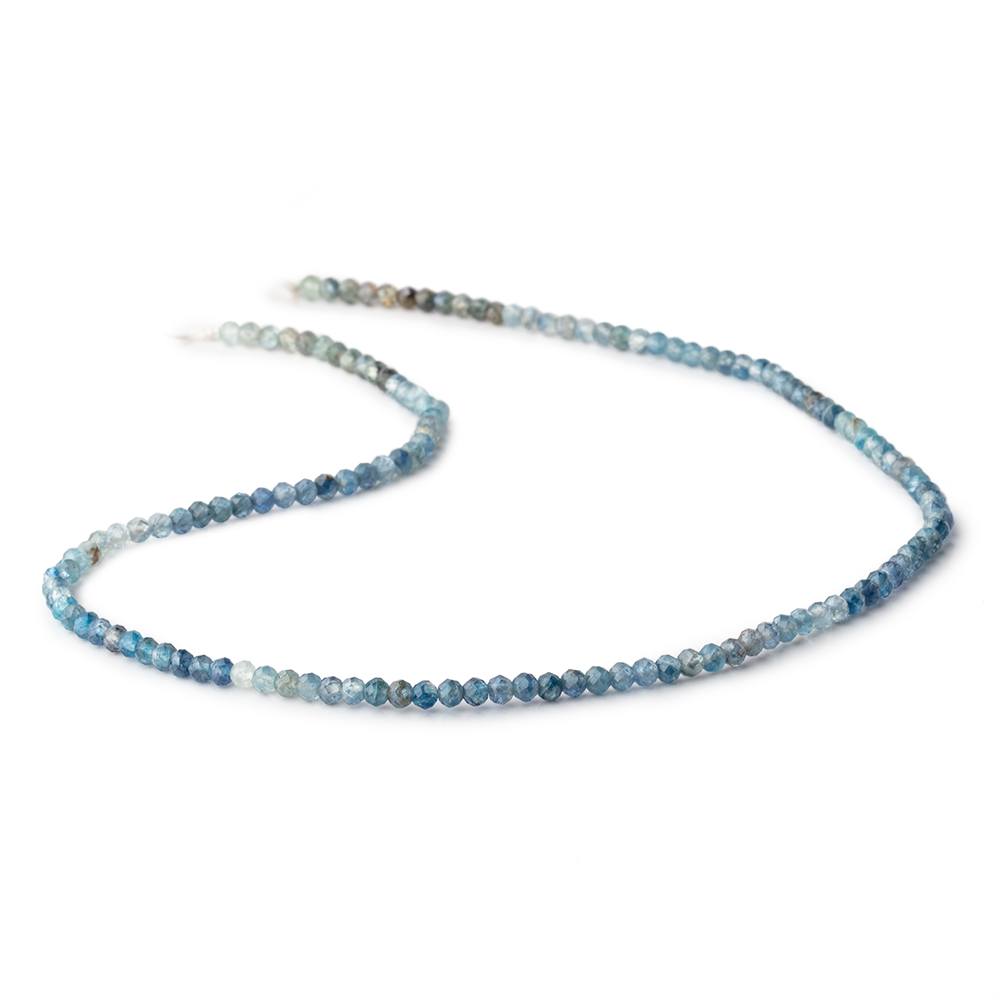 2.8mm Shaded Kyanite Micro Faceted Rondelle Beads 12.5 inch 136 pieces - Beadsofcambay.com