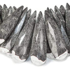 28x10-40x11mm Cave Jasper Elongated Pear Briolette - Beadsofcambay.com