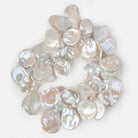 28x21-36x30mm Cream Ultra Keshi Freshwater Pearls 39 pieces AAA Grade - Beadsofcambay.com
