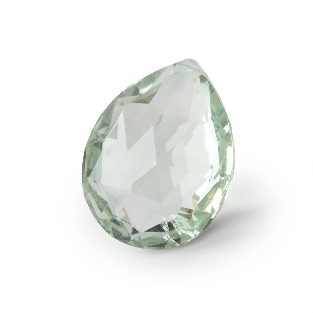 28x21x16mm Prasiolite Faceted Pear 1 Focal Bead - Beadsofcambay.com