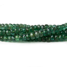 2mm - 5mm Emerald faceted rondelles 16 inch 200 beads A - Beadsofcambay.com