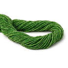 2mm Chrome Diopside Micro Faceted Round Beads 12.5 inch 166 pieces - Beadsofcambay.com