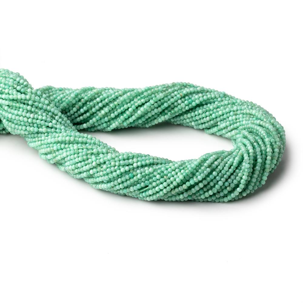 2mm Chrysoprase Micro Faceted Rondelle Beads 12.5 inch 195 pieces AA - Beadsofcambay.com