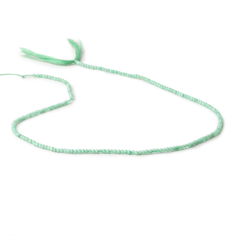 2mm Chrysoprase Micro Faceted Rondelle Beads 12.5 inch 195 pieces AA - Beadsofcambay.com