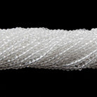 2mm Crystal Quartz micro-faceted rounds 13 inch 175 beads AAA - Beadsofcambay.com