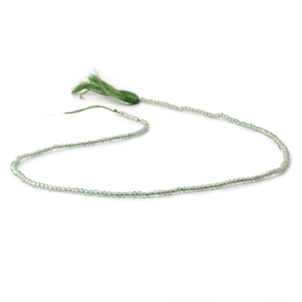 2mm Green Apatite Micro Faceted Round Beads 12.5 inch 187 pieces AA - Beadsofcambay.com
