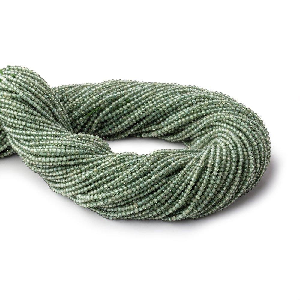 2mm Green Apatite Micro Faceted Round Beads 12.5 inch 187 pieces AA - Beadsofcambay.com