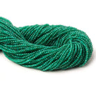 2mm Green Onyx micro faceted rondelle beads 13 inch 195 pcs AA - Beadsofcambay.com