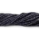 2mm Grey & Blue Sapphire micro faceted rondelles 13 inch 200 beads - Beadsofcambay.com