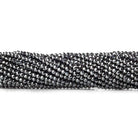 2mm Hematite Micro Faceted round beads 13 inch 180 pcs - Beadsofcambay.com