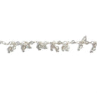 2mm Labradorite micro faceted round Silver Dangling Chain by the foot 110 pcs - Beadsofcambay.com